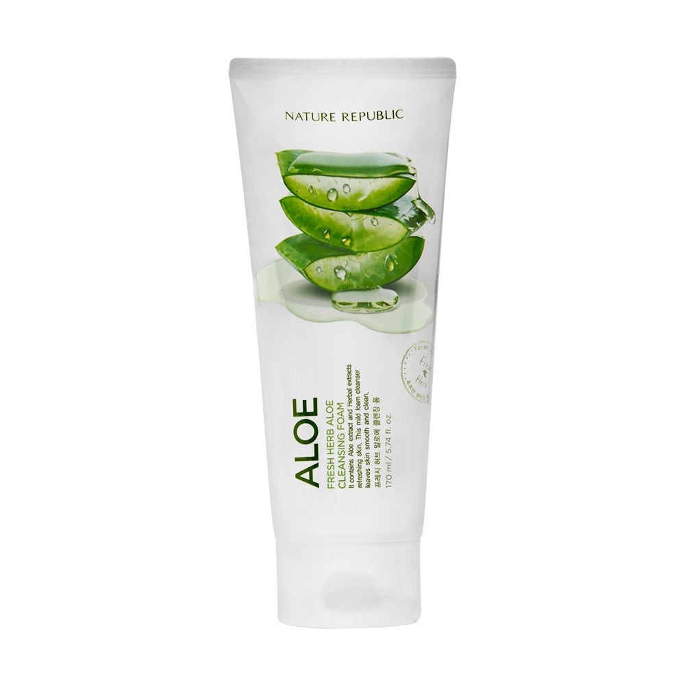 NATURE REPUBLIC Fresh Herb Cleansing Foam ALOE(170ml) 상세이미지 1