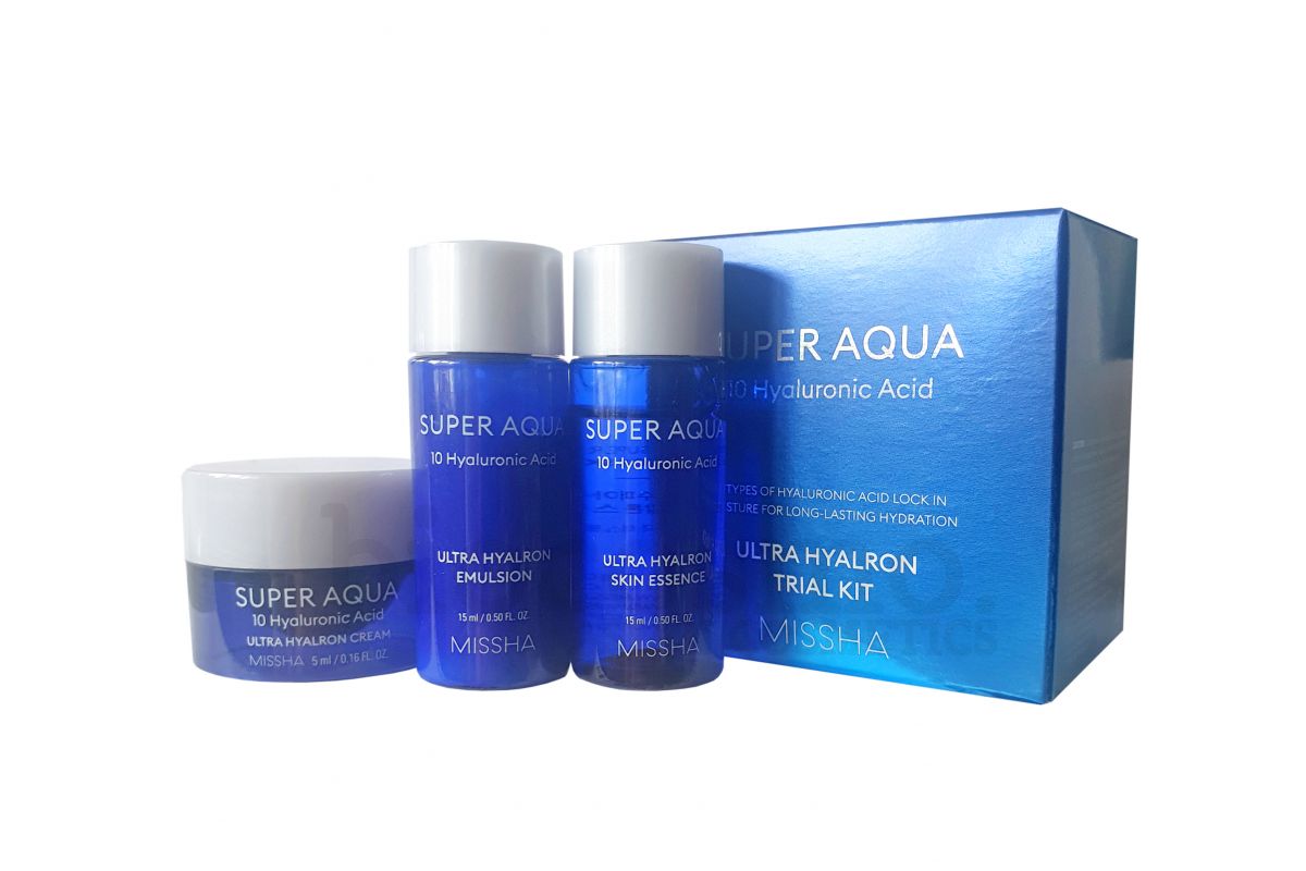 Missha Super Aqua Ultra Hyalon 3 set Miniature